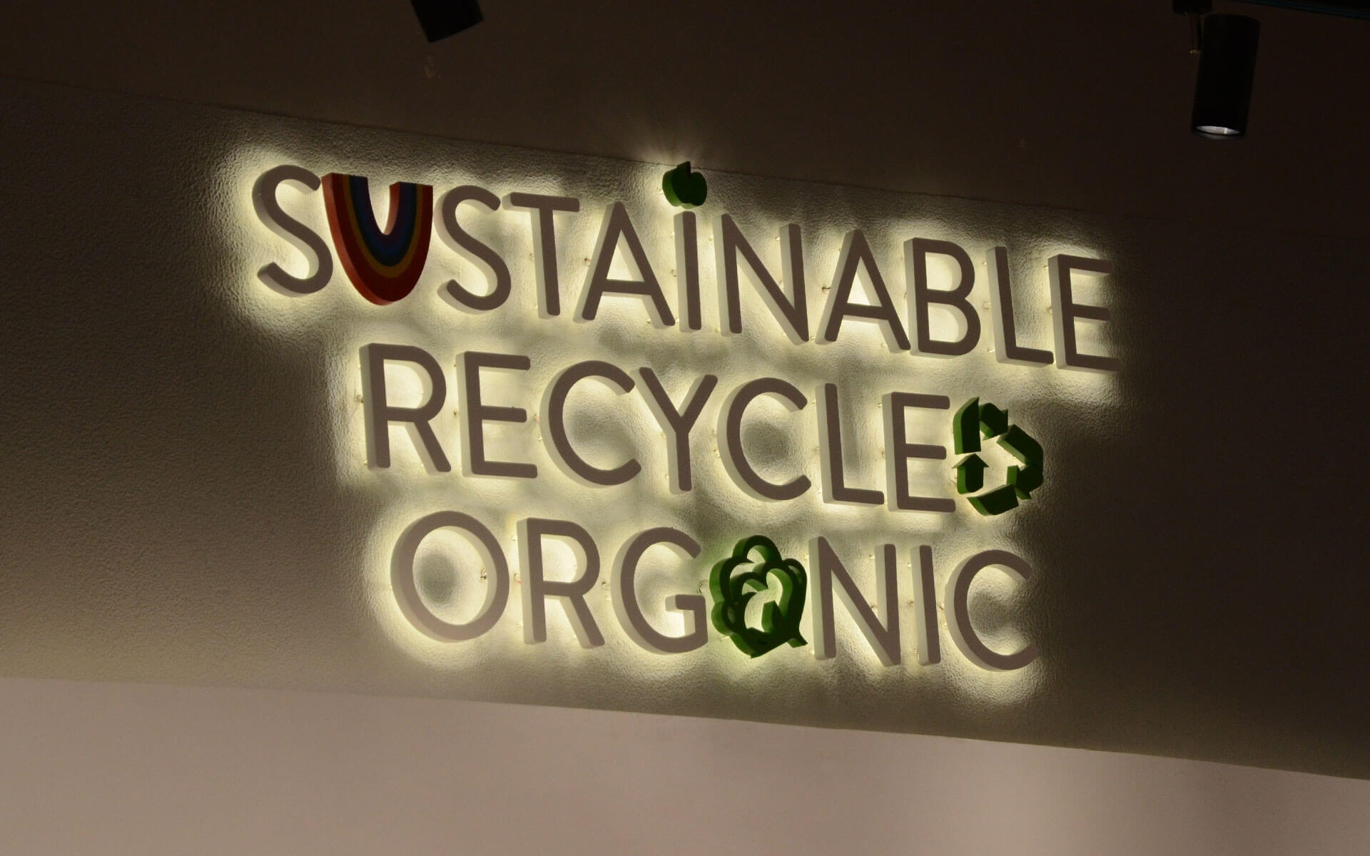 Basic Back-lit Metal Channel Letters for SRO