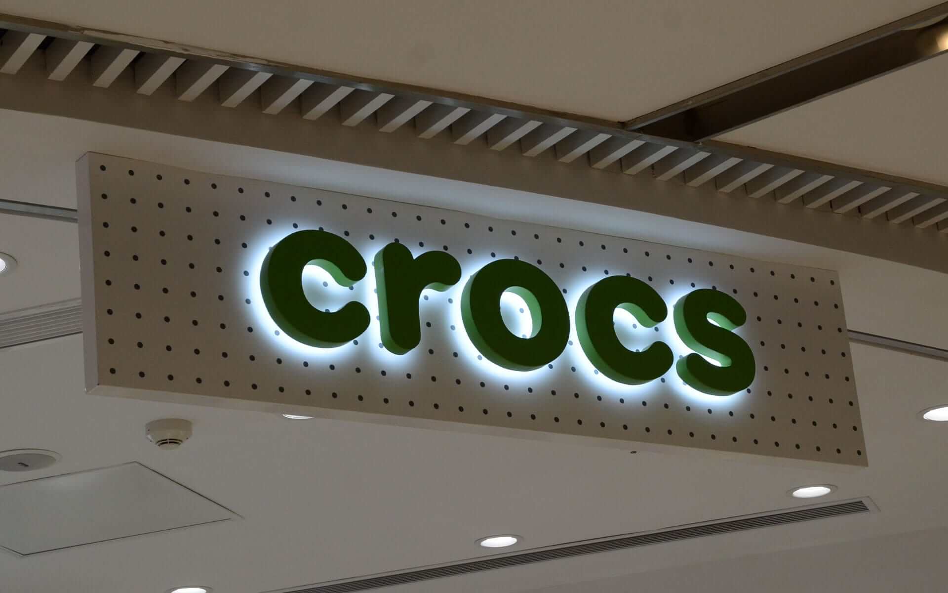 Basic Back-lit Metal Channel Letters for Crocs